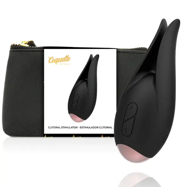 COQUETTE CHIC DESIRE - ZWART / GOUDEN BLOEMEN CLITORIS STIMULATOR