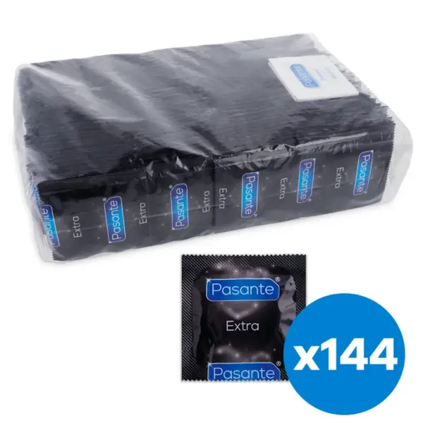 PASANTE - EXTRA DIKKE CONDOOMS 144 STUKS