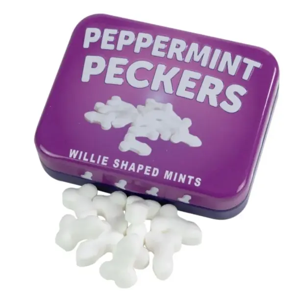 SPENCER & FLEETWOOD - SUIKERLOZE PENISVORMIGE MINT SNOEPJES