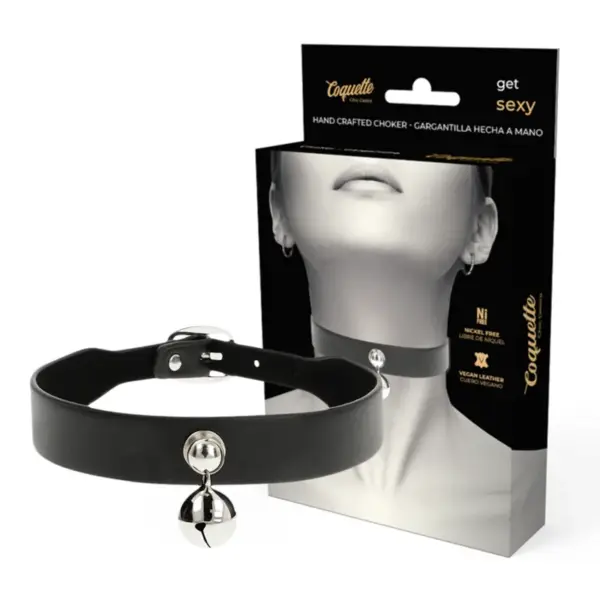 COQUETTE CHIC DESIRE - VEGAN LEDEREN KETTING VROUWEN ACCESSOIRE BEL