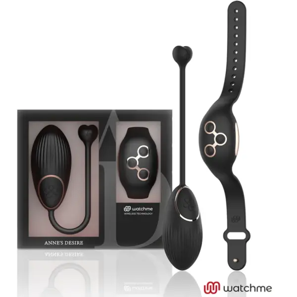 ANNE'S DESIRE - WATCHME TECHNOLOGY AFSTANDSBEDIENING EGG ZWART/GOUD