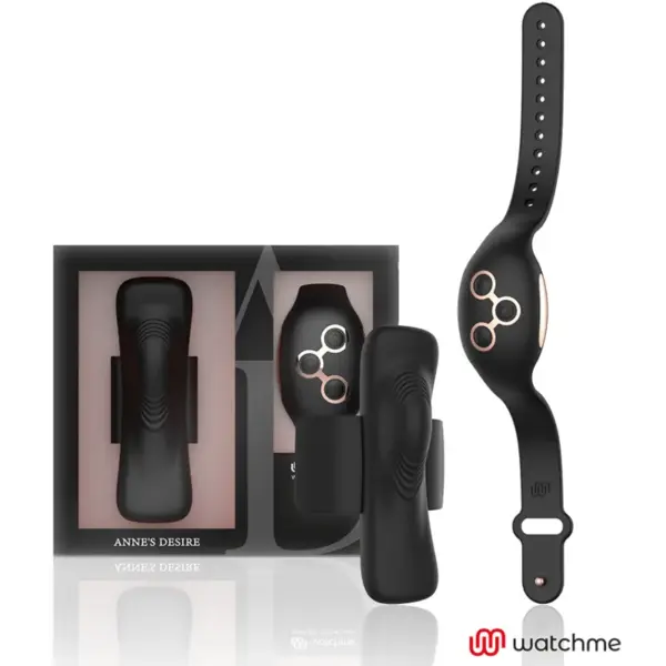 ANNE'S DESIRE - PLEASURE PANTY WATCHME TECHNOLOGIE ZWART/GOUD
