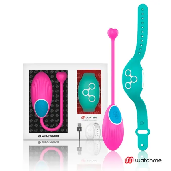 WEARWATCH - EGG AFSTANDSBEDIENINGSTECHNOLOGIE WATCHME FUCHSIA / AQUAMARIJN