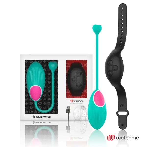 WEARWATCH - EGG AFSTANDSBEDIENINGSTECHNOLOGIE WATCHME AQUAMARINE / JET