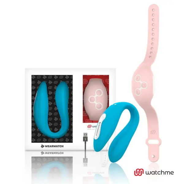 WEARWATCH - DUBBELE TECHNOLOGIE VIBRATOR WATCHME INDIGO / ROZE