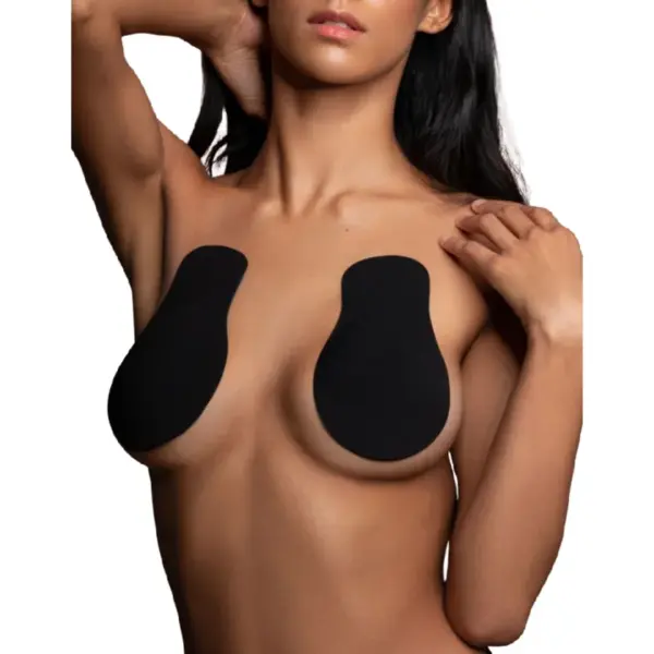 BYE-BRA - PUSH-UP BORSTVERHOGING ZWARTE STOF MAAT XL