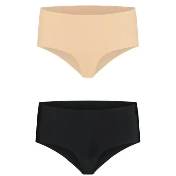 BYE-BRA - PAKKET VAN 2 STUKS NAADLOZE SLIPJES MAAT S