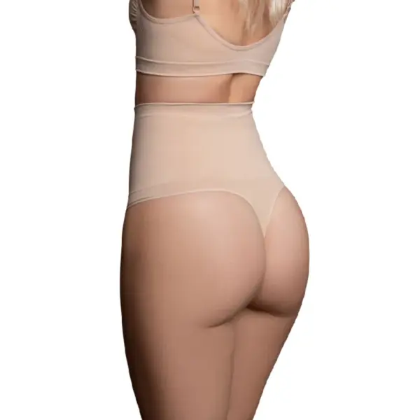 BYE-BRA - NAADLOZE BEIGE STRONGSTIJL GIRDLE MAAT XXL