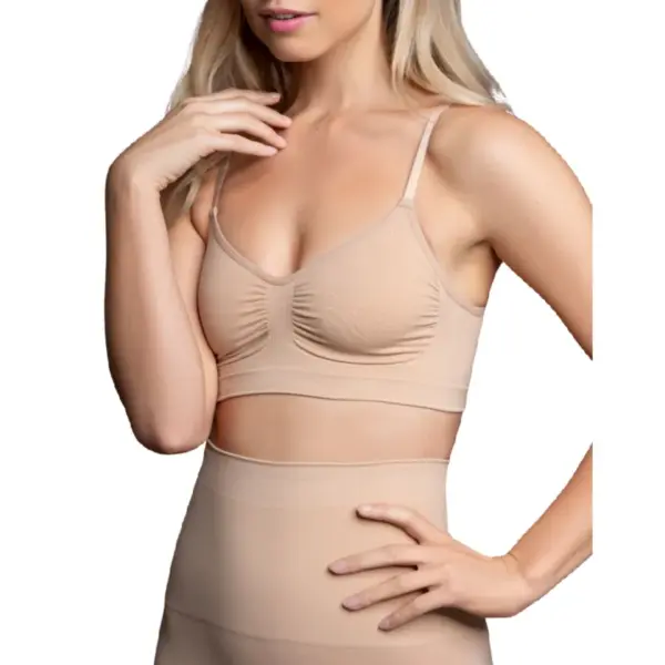 BYE-BRA - MEDIUM CONTROLE NAADLOZE BH BEIGE MAAT XXL