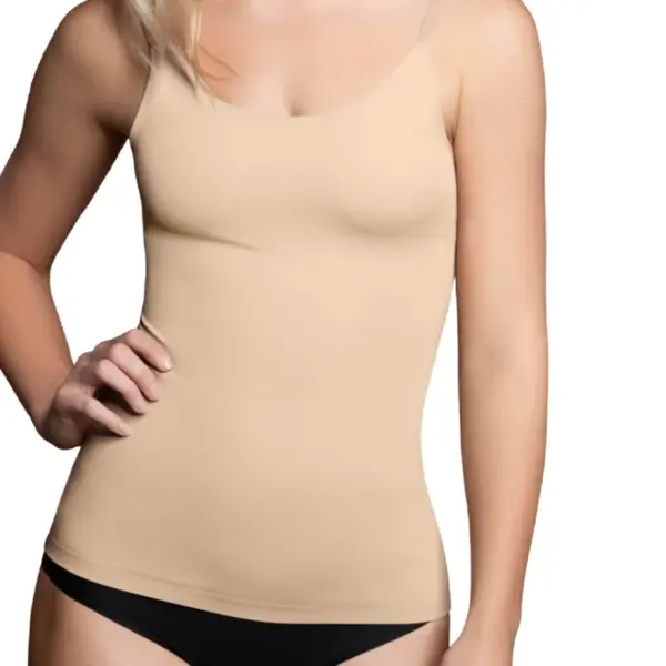 BYE-BRA - LICHTCONTROLE ONZICHTBAAR BEIGE SHIRT MAAT M