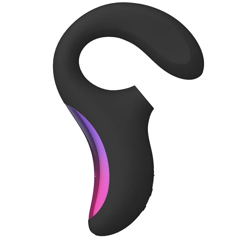 LELO - ENIGMA DOUBLE SUCTION STIMULATION MASSAGER BLACK