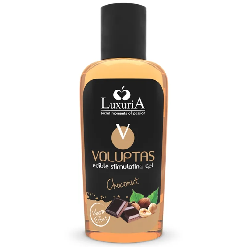INTIMATELINE LUXURIA - VOLUPTAS EDIBLE MASSAGE GEL WARMTE-EFFECT - CHOCONUT 100 ML