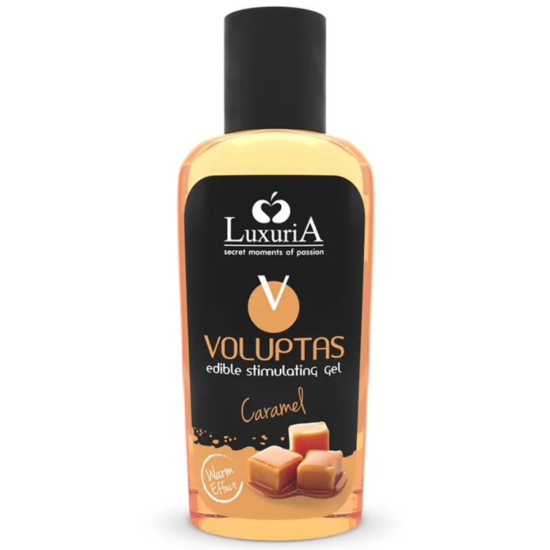 INTIMATELINE LUXURIA - VOLUPTAS EDIBLE MASSAGE GEL WARMTE-EFFECT - KARAMEL 100 ML