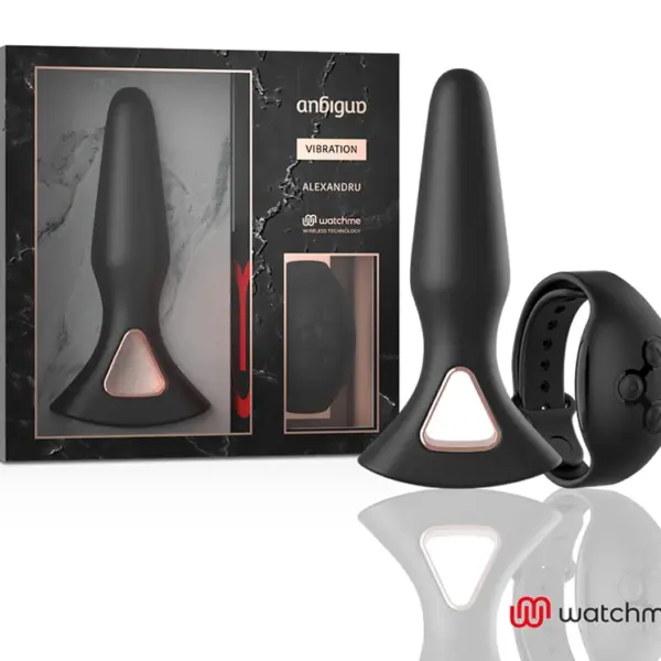 ANBIGUO - WATCHME AFSTANDSBEDIENING VIBRATOR ANAAL PLUG ALEXANDRU