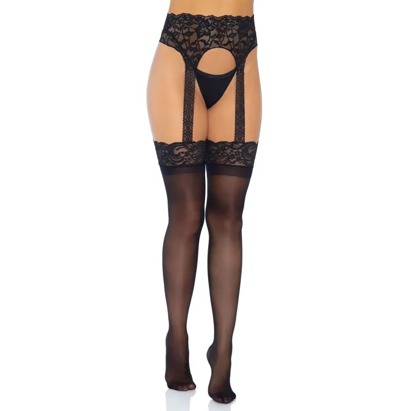 LEG AVENUE - OPAQUE KOUSENBANDEN ONE SIZE