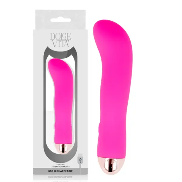 DOLCE VITA - TWEE ROZE 7 SNELHEDEN OPLAADBARE VIBRATOR