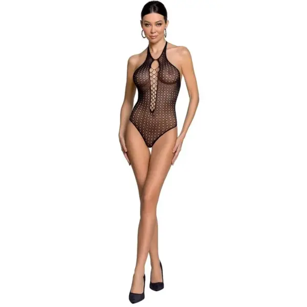 PASSION - VROUW BS088 ZWARTE BODYSTOCKING ONE SIZE