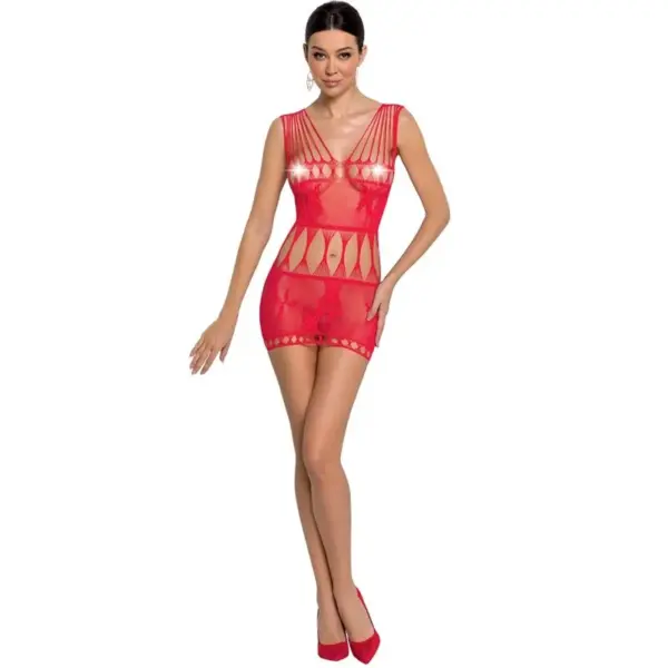 PASSION - VROUW BS090 ROOD BODYSTOCKING ONE SIZE