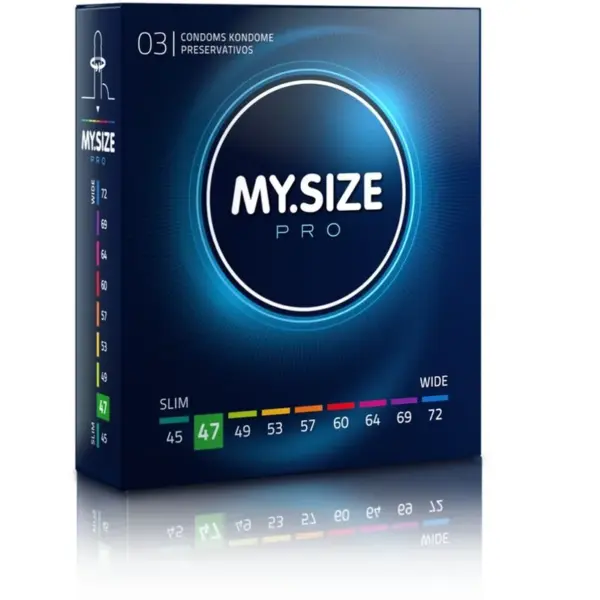 MY SIZE - PRO CONDOOMS 47 MM 3 STUKS