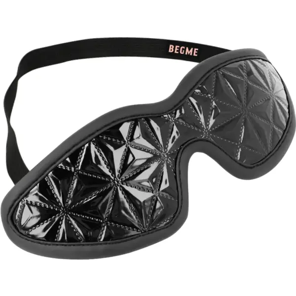 BEGME - BLACK EDITION ELASTISCH OOGMASKER MET NEOPREEN VOERING