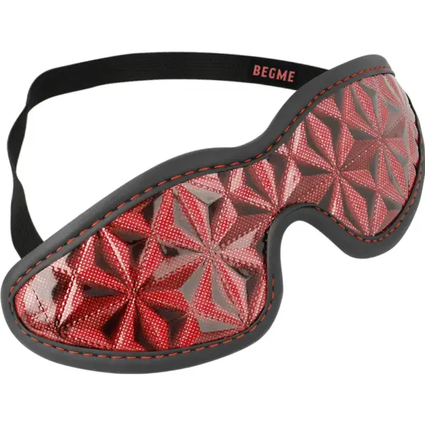 BEGME - RED EDITION ELASTISCH OOGMASKER MET NEOPREEN VOERING