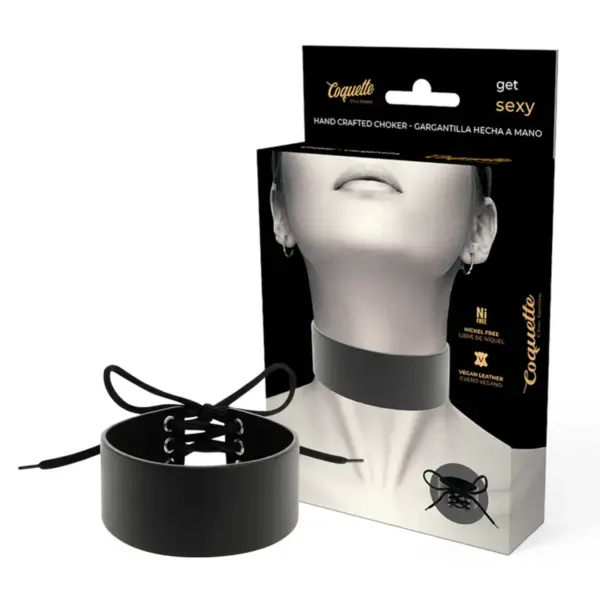 COQUETTE CHIC DESIRE - VEGAN LEDEREN CHOKER
