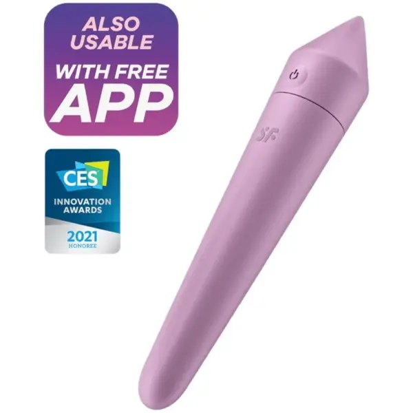 SATISFYER - ULTRA POWER BULLET 8 VIBRERENDE KOGEL LILA