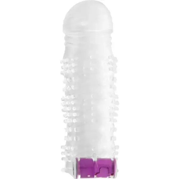 OHMAMA - GETEXTUREERDE PENIS SLEEVE MET VIBRERENDE KOGEL