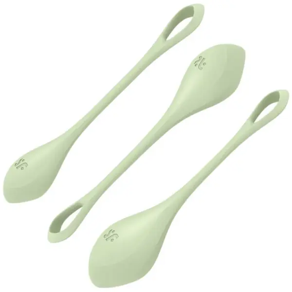 SATISFYER - YONI POWER 2 TRAINING KIT GROEN