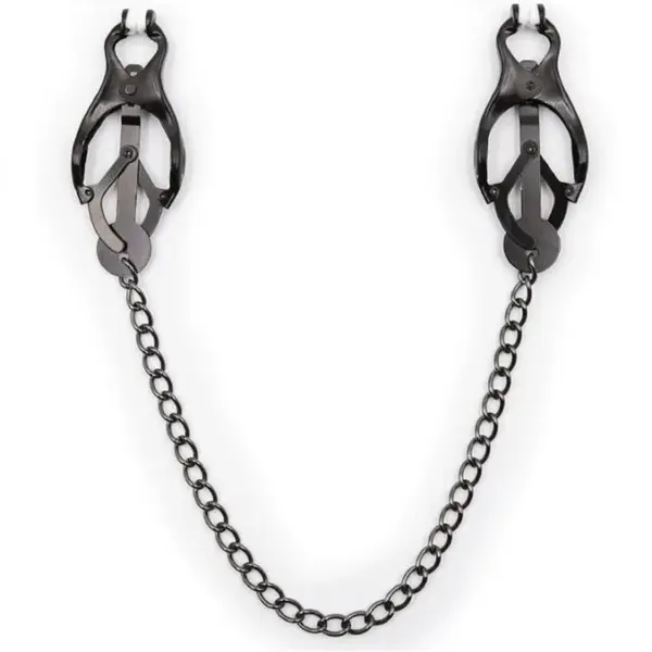 OHMAMA FETISH - JAPANSE TEPELKLEMMEN MET ZWARTE KETTING