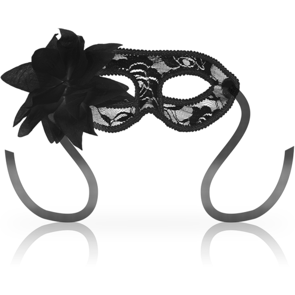 OHMAMA - MASKERS MET KANT EN ZWARTE BLOEM