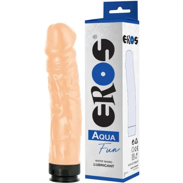 EROS - AQUA FUN DILDO MET GLIJMIDDEL OP WATERBASIS