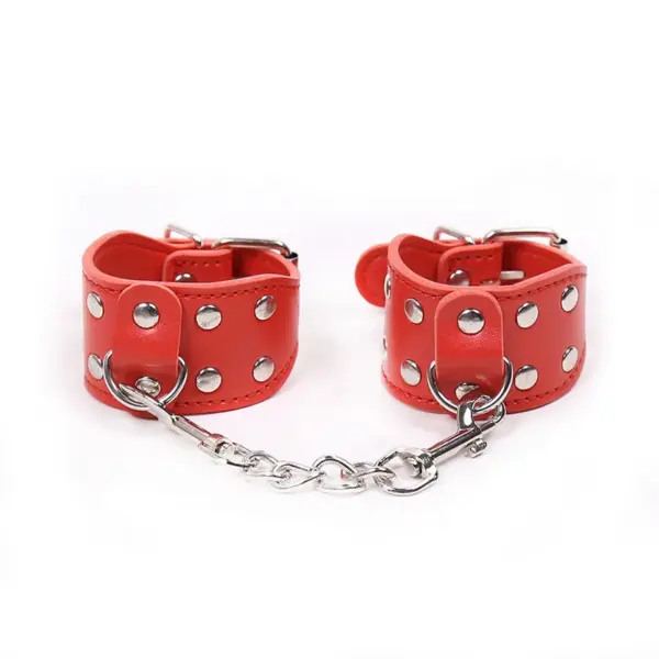 OHMAMA FETISH - VERSTELBARE HANDBOEIEN MET METALEN KETTING