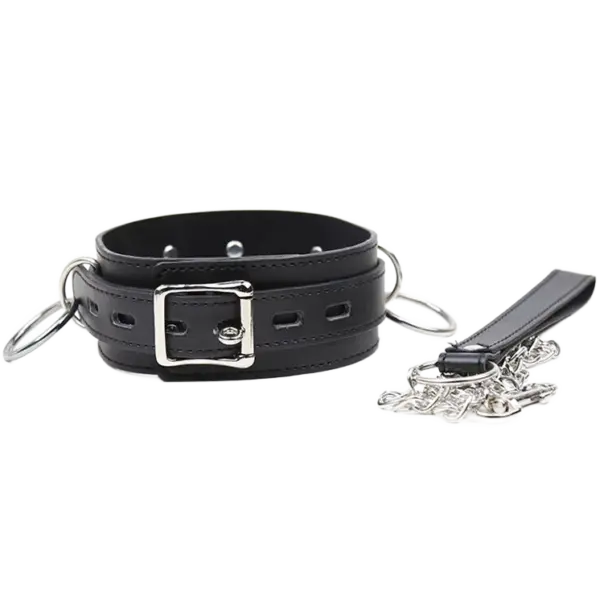 OHMAMA FETISH - SUBMISSION COLLAR MET 3 RINGEN