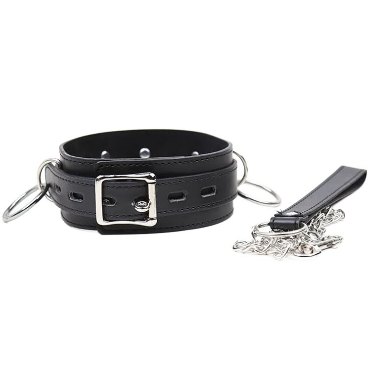 OHMAMA FETISH - SUBMISSION COLLAR MET 3 RINGEN