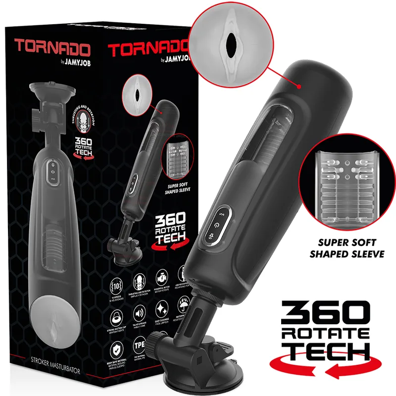 JAMYJOB - TORNADO MASTURBATOR 360 ROTATIETECHNOLOGIE
