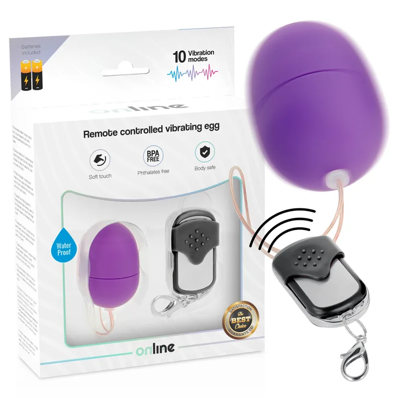ONLINE - AFSTANDSBEDIENING VIBRERENDE EIEREN S LILAC