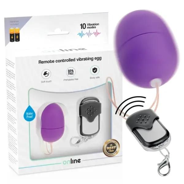 ONLINE - AFSTANDSBEDIENING VIBRERENDE EIEREN S LILAC