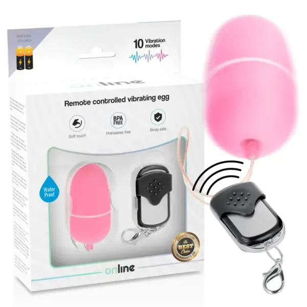 ONLINE - AFSTANDSBEDIENING VIBREREND EI M ROZE