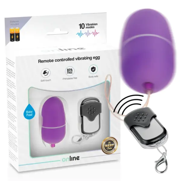 ONLINE - AFSTANDSBEDIENING VIBREREND EI M LILAC