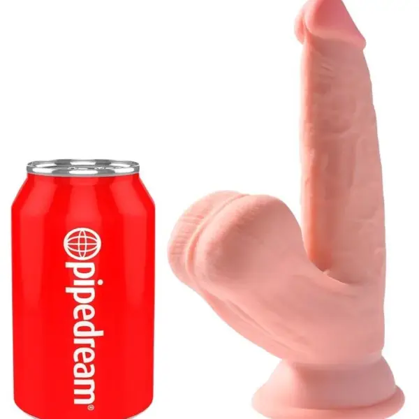 KING COCK - PLUS 3D DILDO SWINGENDE BALLEN 12,7 CM