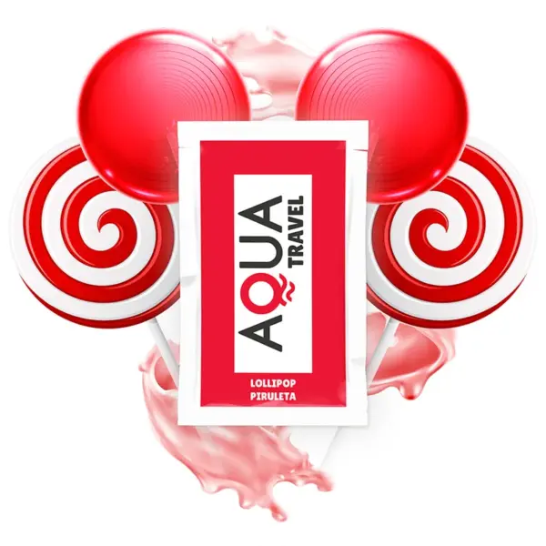 AQUA TRAVEL - GLIJMIDDEL OP WATERBASIS LOLLIPOPSMAAK 6 ML