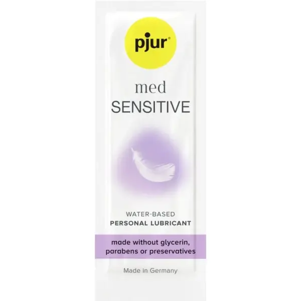 PJUR - MED SENSITIVE GLIDE WATERGEBASEERD GLIJMIDDEL 2 ML