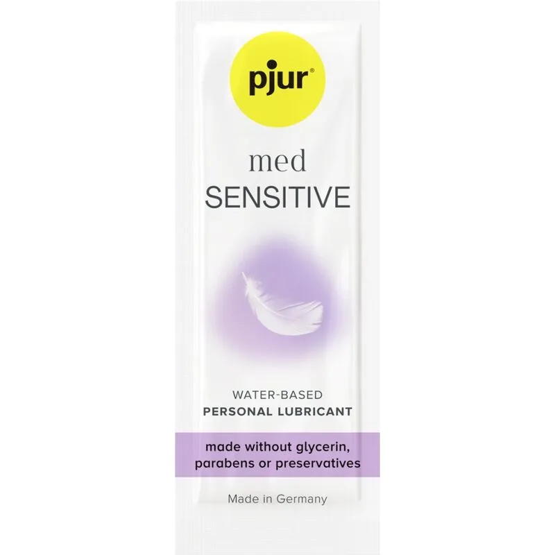 PJUR - MED SENSITIVE GLIDE WATERGEBASEERD GLIJMIDDEL 2 ML