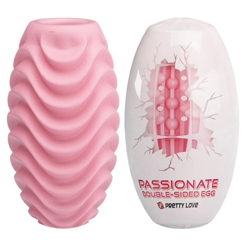 PRETTY LOVE - ROZE DUBBELZIJDIGE MASTURBATOR EI