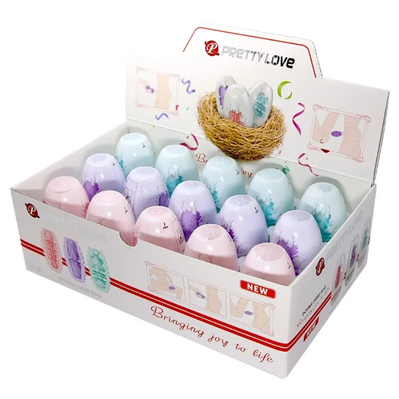PRETTY LOVE - DUBBELZIJDIGE MASTURBATOR EGG 15 STUKS