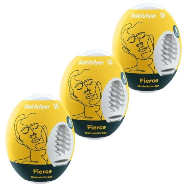 SATISFYER - 3 FIERCE MASTURBATOR EIEREN