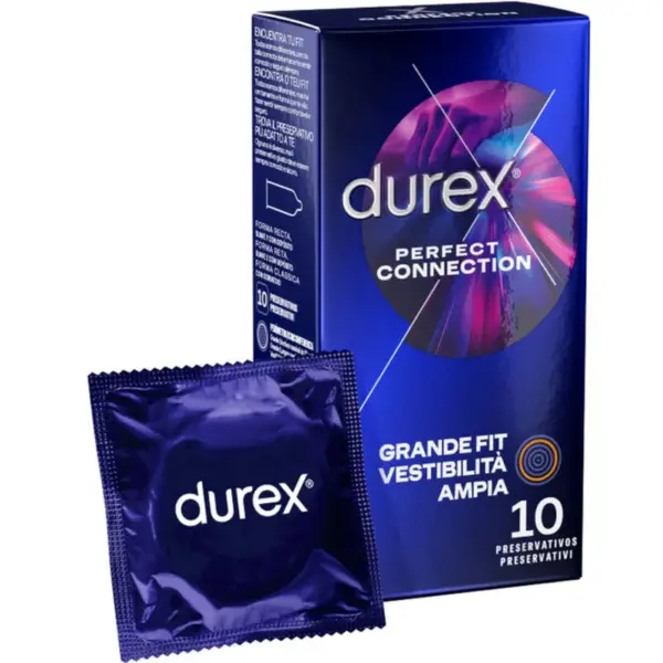 DUREX - PERFECTE VERBINDING EXTRA SILICONEN SMERING 10 STUKS