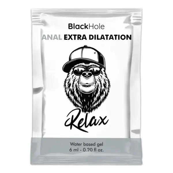 BLACK HOLE - GEL OP WATERBASIS EXTRA DILATATIE 6 ML ENKELE DOSIS