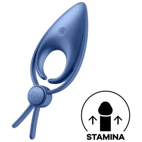 SATISFYER - SNIPER VIBRERENDE RING BLAUW